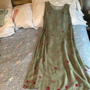 Women’s maxi dress sleeveless w/ jacket size 10